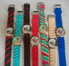 Women's Fashion Christmas Tree, Santa Clause  Silicone Fun Holiday Watches