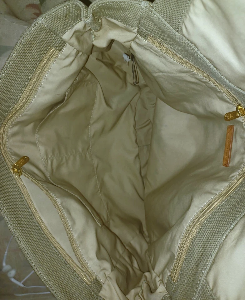 Bolso Mensajero Marc Jacobs Lona Cuero Hombres Verde Ejército REPARADO ¡VENDIDO COMO ESTÁ! Foto 4 de 4