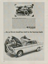 1962 Peugeot 404 The Car Detroit Should Have Built Race Cars Vintage Print Ad