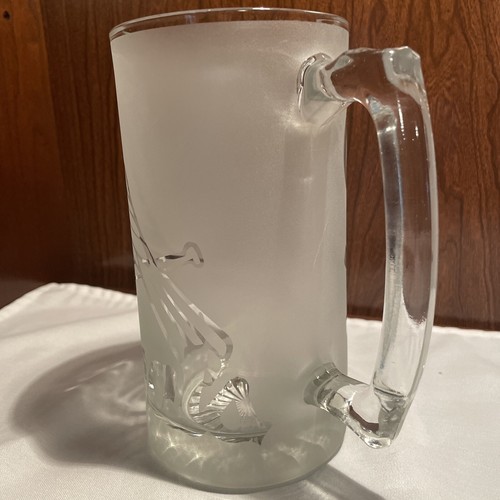 MLB St. Louis Cardinals Baseball Glass Beer Mug Stein Frosted Etched 24 Oz - Picture 6 of 13