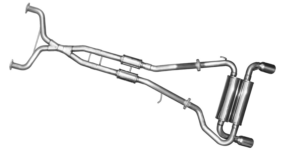 Fits 03-09 Nissan 350Z Stillen Stainless Steel Cat Back Exhaust