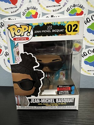 Funko Pop! Artists Jean-Michel Basquiat #02 2019 Fall Convention Minor flaws