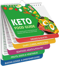 Keto Cheat Sheet Magnets Booklet Diet Beginner Keto Food List Meal Plan Chart