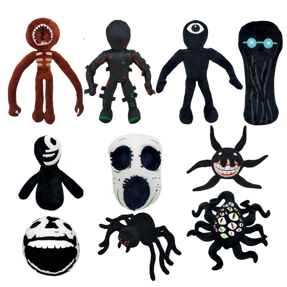 Horror Game Doors Series Plush Doll Figure Screech Glitch Monster Bob Doll  Toys