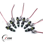 6 x 1000cc turbo fuel injector 95lb direct Fit Nissan GTR R35 350Z G35 M35 DENSO