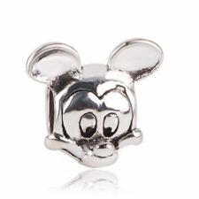 Disney Charms Mickey Minnie Pulsera Europea Plata - abalorios vale pandora