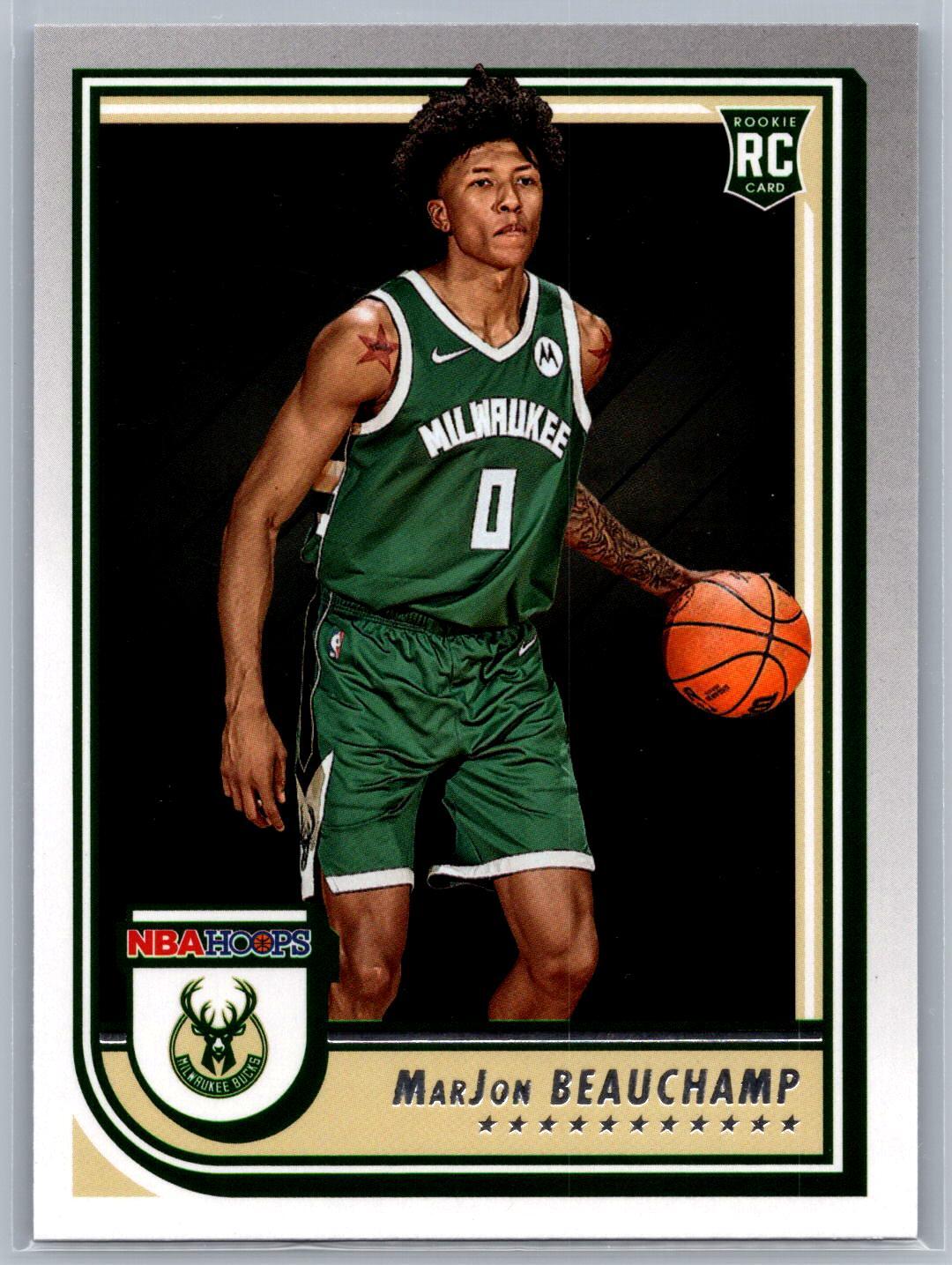 MarJon Beauchamp Rookie Card RC 2022-23 NBA Hoops #254
