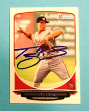 2013 Bowman, Washington Nationals - TONY RENDA - autographed