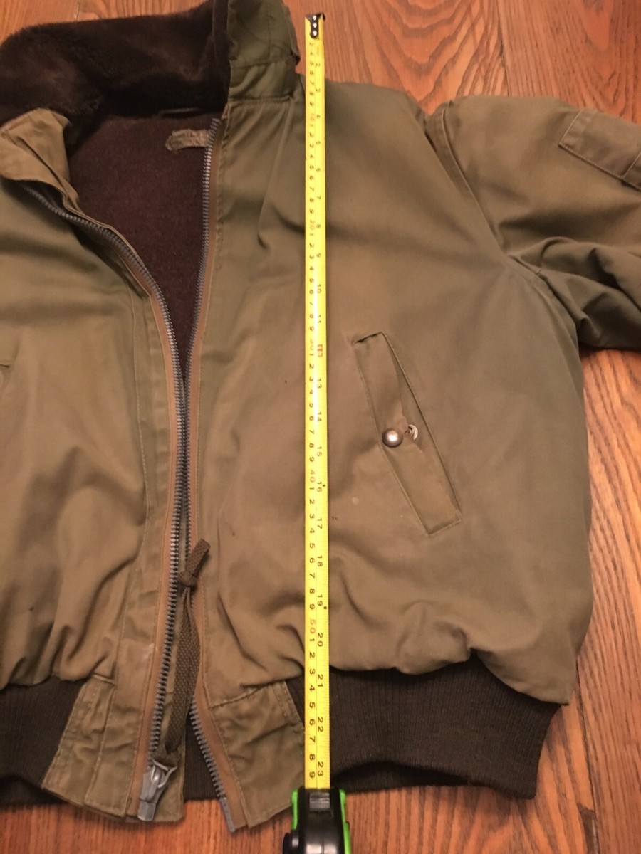 40年代 Vintage B-15 Flight Jacket 1940s Vintage WW2 Distressed B-15 Flight Jacket - Size S