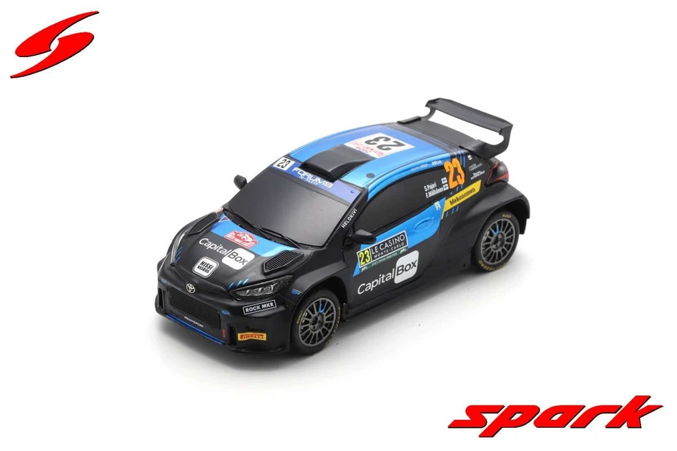 1/43 Toyota GR Yaris Rally 2 Printsport    Rally Monte Carlo 2024 #23 S.Pajari - Image 4 of 4