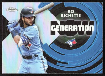 2022 8440B Topps Chrome Update Generation Now REFRACTOR Bo Bichette Toronto Blue