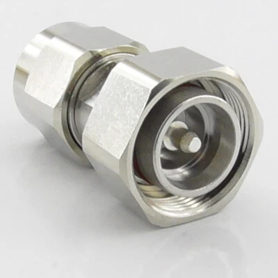 TETRACOM 4.3-10 Male to N Type Male Plug RF Adaptor, DC-6GHz low PIM