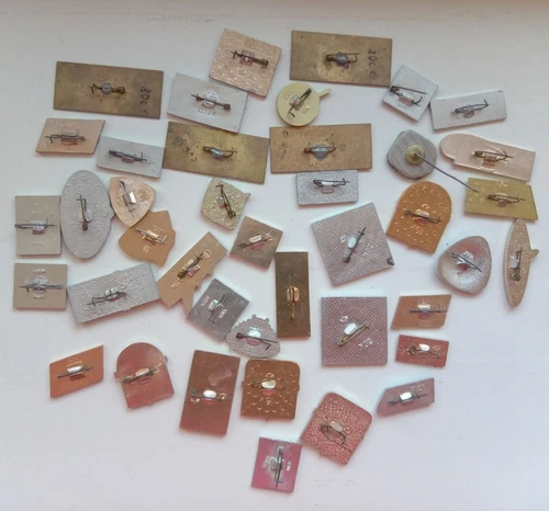Badges Soviet "Airplanes and helicopters (41 pieces) USSR era image 5