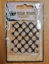 Prima Finnabair Clear Stamp - Fence
