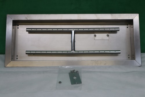 KEESHA Drop in Fire Pit Pan 304 Stainless Steel 125,000 BTU Fire Pit Burner Pan - Picture 2 of 4