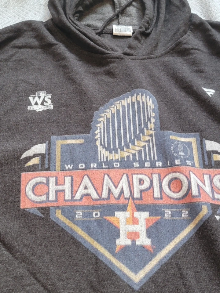 Houston Astros 2022 World Series Champion Faded Hoodie Sweatshirt, XXL - Image 2 of 4