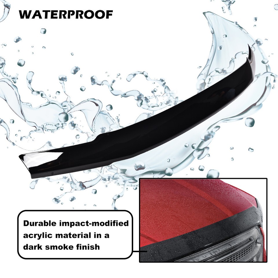 For 2017-22 Ford F250 F350 450 Super Duty Hood Deflector Bug Shield For 2017-22 Ford F250 F350 450 Super Duty Hood Deflector Bug Shield