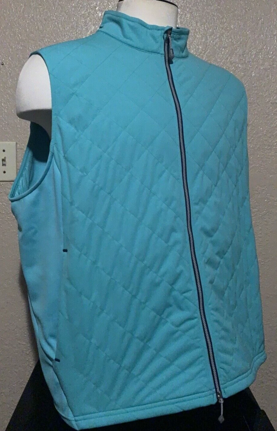 NEW Peter Millar Crown Sport Men's 2XL Lily Pad Fuse Elite Hybrid Golf Vest XXL image 4