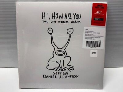 ⭐ DANIEL JOHNSTON - HI HOW ARE YOU LP 40th LTD EDITION RED