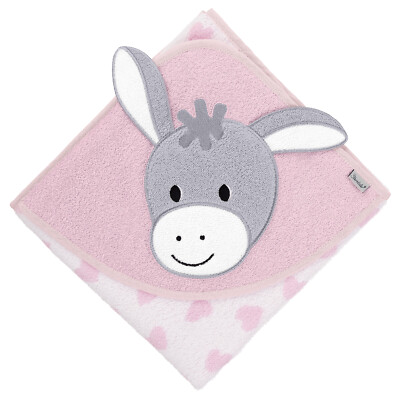 Sterntaler Kapuzenbadetuch Emmi Girl 7141838 - Sterntaler Badetuch Esel 80x80cm