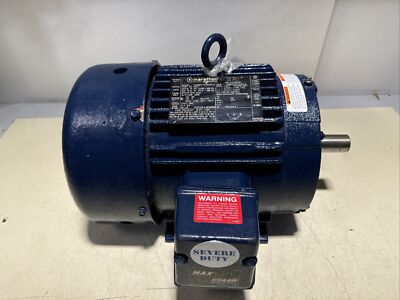 Marathon W525A XRI-841 Electric Motor 5 HP 1800 Rpm 3PH 460 Volt 184T Frame