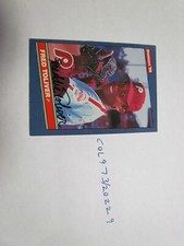 1986 Donruss Fred Toliver Signed Baseball Card