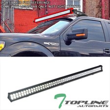 Topline For Subaru 50 288w Cree Straight Led Light Bar Spot Flood Work Fog Lamp