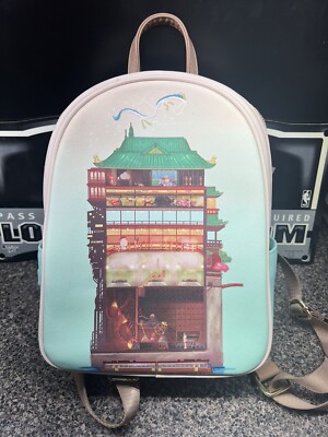 Used Loungefly Spirited Away Studio Ghibli Mini Backpack Bag Exclusive 