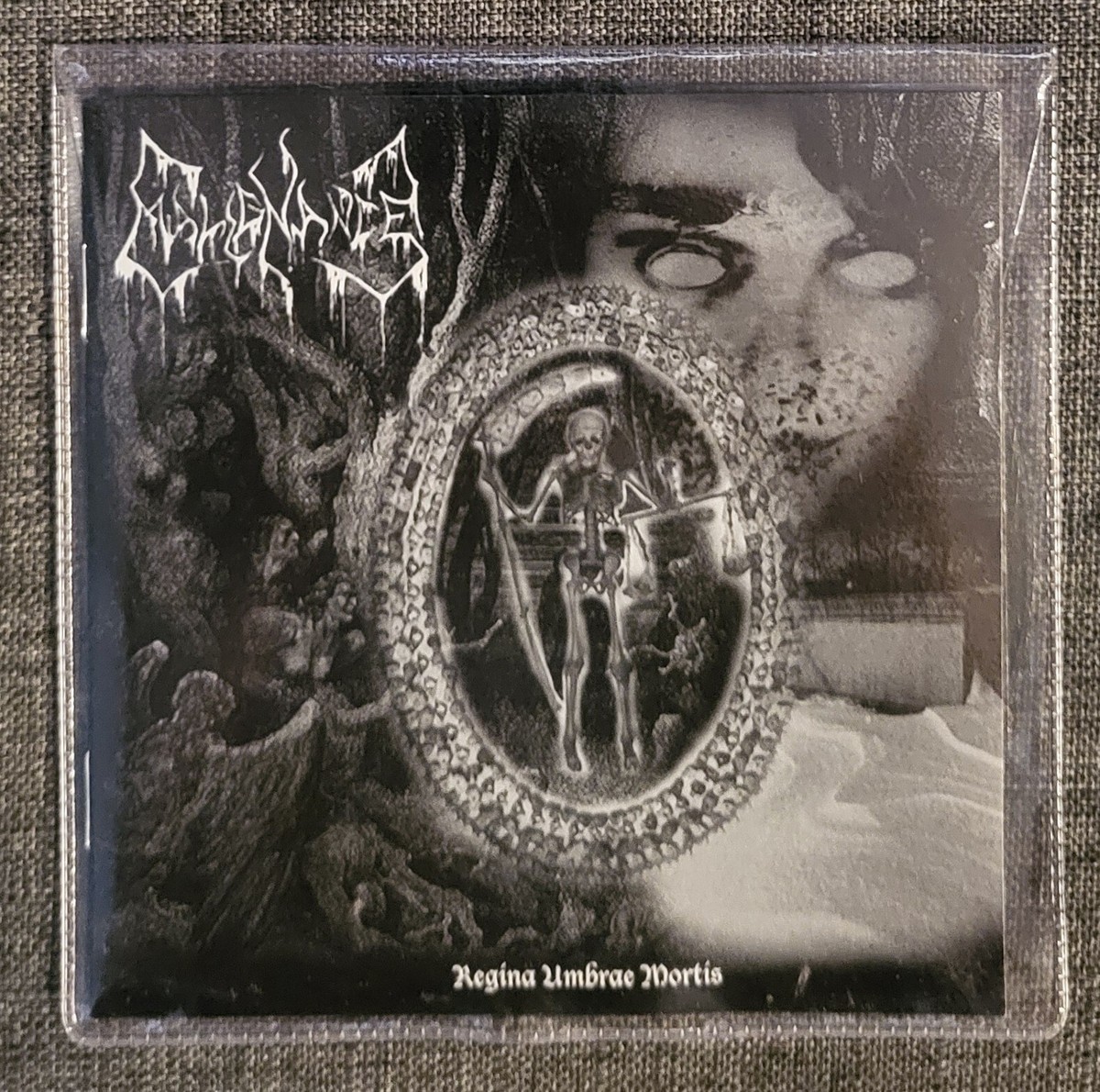 MALIGNANCE 'Regina Umbrae Mortis' CD w/ Promo Sheet RARE Black