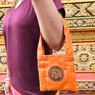 Monk's Bag LP Sila Maha Buddhist Traditional Shoulder Monk