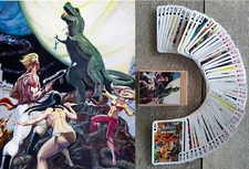 Playing Cards (Poker Deck 54 Cards) PREHISTORIC Vintage Dinosaur Retro Movie 042