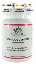 MENOPAUSE HELP, 120 capsules, Hormone Balance, Multi-Symptoms Menopause Relief