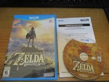The Legend of Zelda Breath of the Wild Nintendo Wii U CIB Free Ship Misprint ART