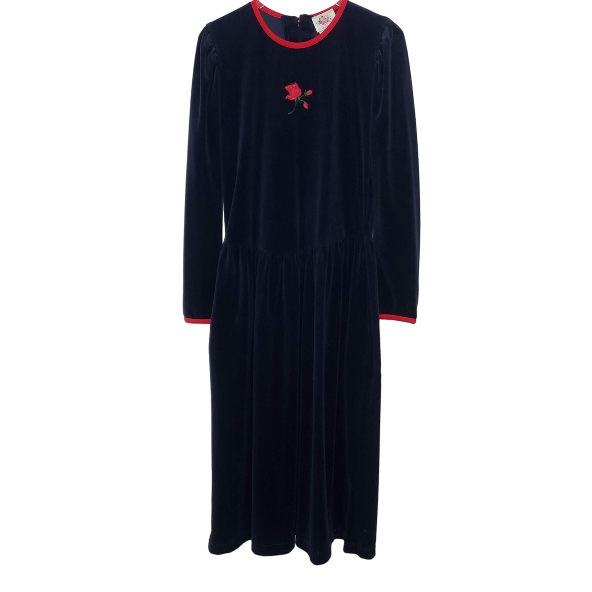 lanz cotton dress Lanz 50s Vintage Dress, Cotton Cottagecore Prairie Dress w/ Sleeves