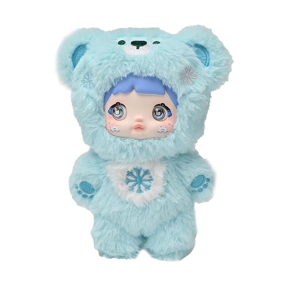 Nommi Blind Box Plush Dolls - Complete Set Of 6 Kawaii Vinyl Face Collectible Toys