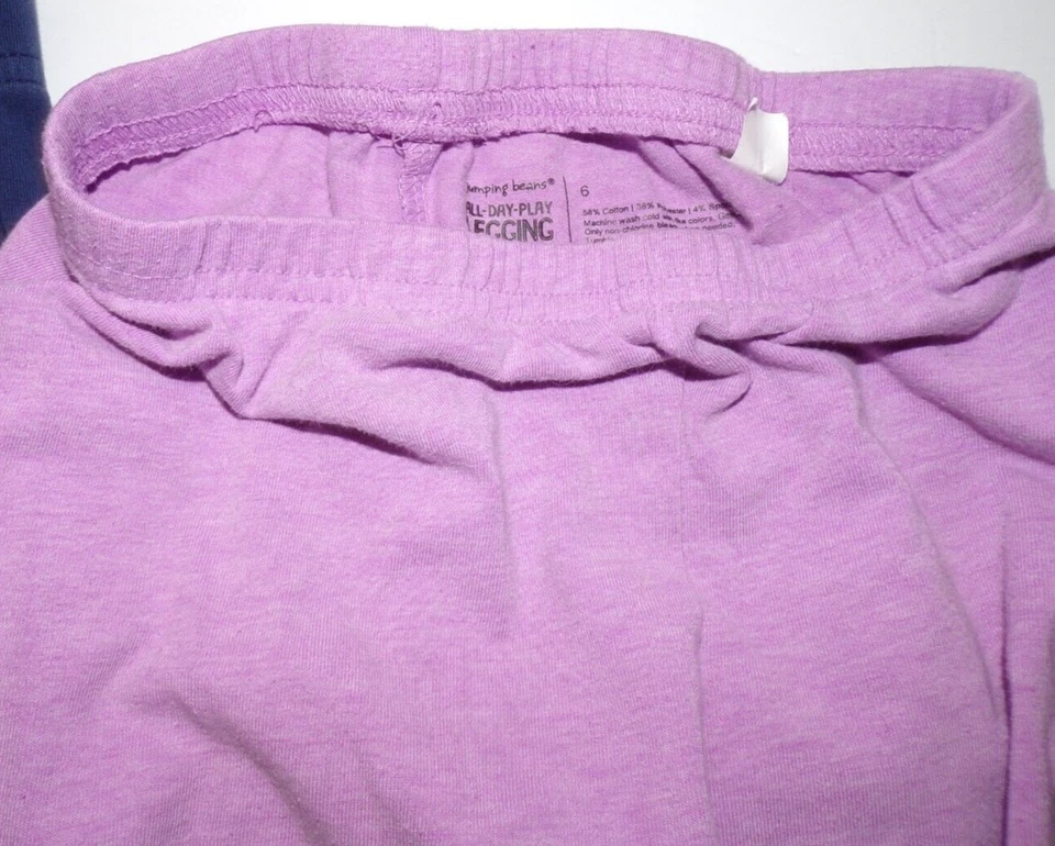 Девочки 4ct место 7/8 футболка s6 FallsC черный, J-Bean фиолетовый и Carter s8 синий брюки Ks - Изображение 4 из 4