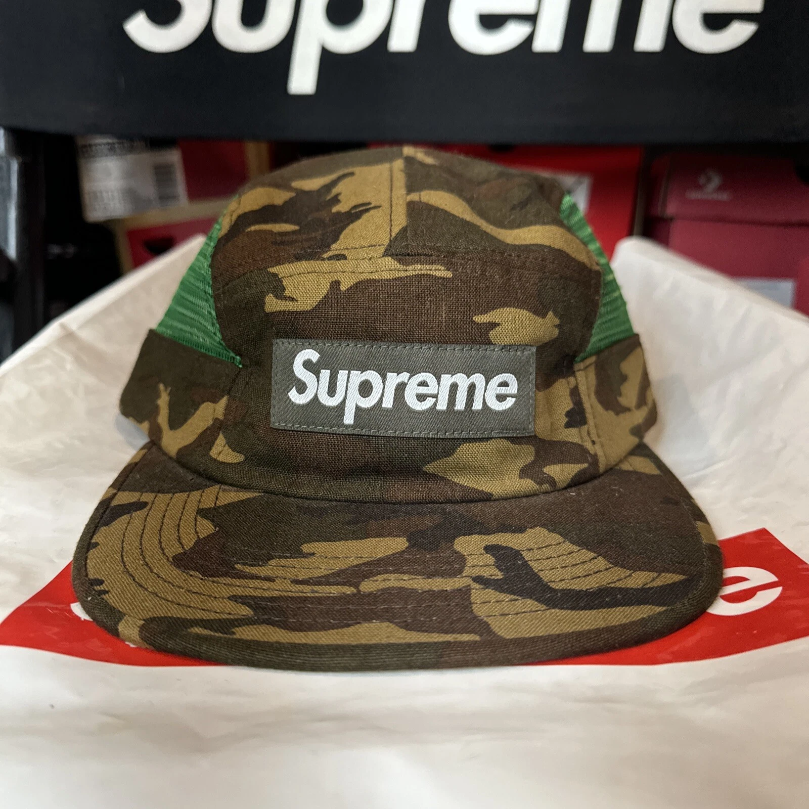 Casquette camouflage panneau latéral maille suprême 