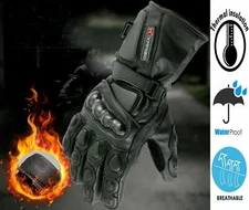 Thermal Waterproof Motorbike Motorcycle Gloves Carbon Knuckle Shell