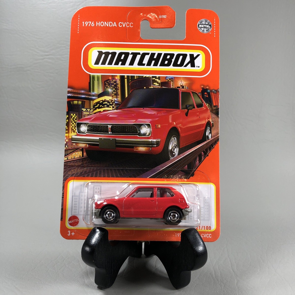 2022 Matchbox 1976 HONDA CVCC MBX Metro Red Color 21/100 1:64