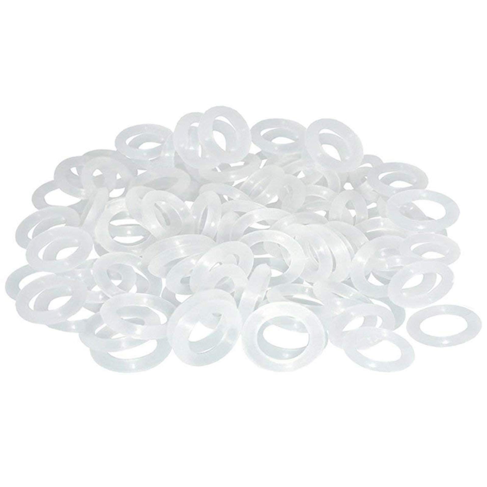 120Pcs White O-Ring Keycap Dampeners for Cherry MX Keyboard Switches Quiet Typin