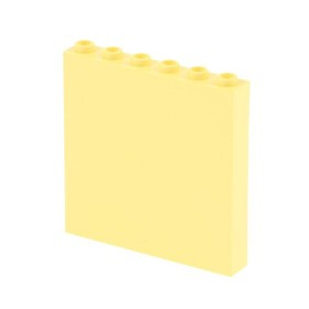 1x Lego Panels 1x6x5 Bright Yellow Sticker Bulletin Board HLC Friends 41005 59349pb083