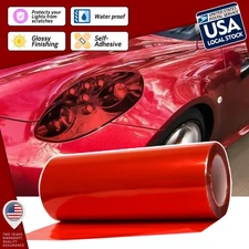 Fit For Headlight Taillamp Transparent Lens Vinyl Protection Film 1.9-5.8sqft