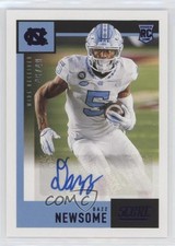 2021 Chronicles Draft Picks Score Rookie Purple 46/49 Dazz Newsome Auto 09if