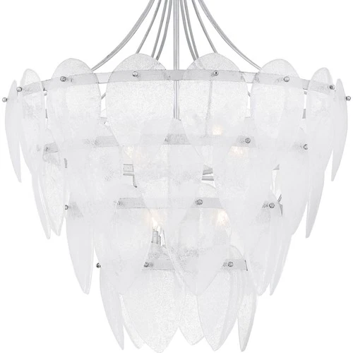 Quoizel QP6766 Lilestone 7 Light 28"W Waterfall Chandelier - Silver - Picture 8 of 12
