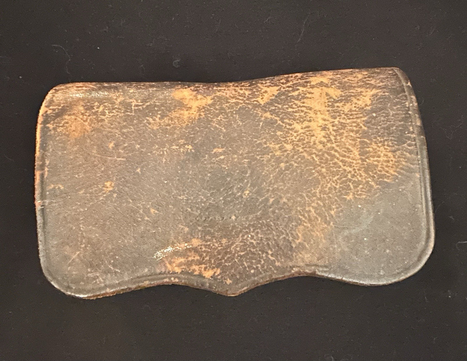 GREAT! Original  War of 1812 US Army 1808 Style Cartridge Box w/ Metal Insert