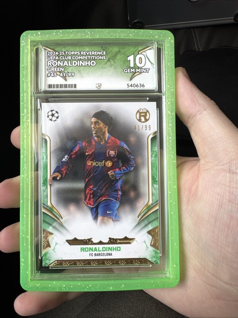 2024-25 Topps Reverence Uefa Club Competitions - Ronaldinho Green  41/99
