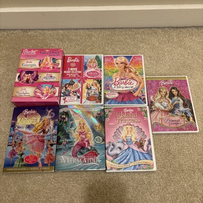 Barbie Lot 11 Animation Movie DVD Fairytopia Thumbelina Nutcracker 12 Princesses