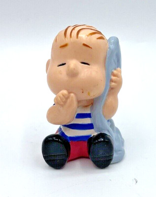 Peanuts LINUS & BLANKET Figure 2.5'' Tall Applause Vintage