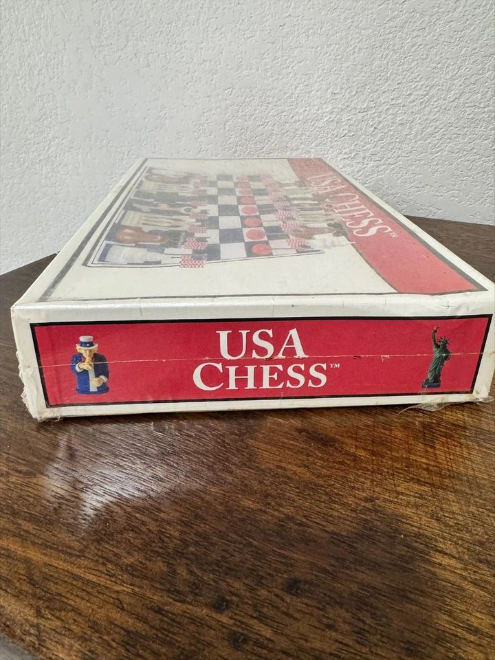 Big League Promotions USA Chess Set 2002 Patriotic American Theme Sealed New - image 4 of 4