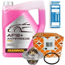 NRF Thermostat Kühlmittel 725062 + 5L Mannol AG12 Frostschutz Rot NRF Thermostat Kühlmittel 725062 + 5L Mannol AG12 Frostschutz Rot